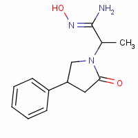 1-Pyrrolidineethanimidamide, n-hydroxy-alpha-methyl-2-oxo-4-phenyl-Structure,126145-46-8Structure 1-Pyrrolidineethanimidamide, n-hydroxy-alpha-methyl-2-oxo-4-phenyl- Structure,126145-46-8Structure