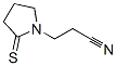 1-Pyrrolidinepropanenitrile, 2-thioxo-Structure,126524-10-5Structure 1-Pyrrolidinepropanenitrile, 2-thioxo- Structure,126524-10-5Structure