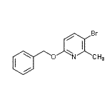 Pyridine, 3-bromo-2-methyl-6-(phenylmethoxy)-Structure,126717-60-0Structure Pyridine, 3-bromo-2-methyl-6-(phenylmethoxy)- Structure,126717-60-0Structure