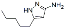 1H-pyrazol-3-amine, 5-pentyl-Structure,126748-59-2Structure 1H-pyrazol-3-amine, 5-pentyl- Structure,126748-59-2Structure
