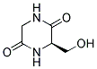 2,5-Piperazinedione, 3-(hydroxymethyl)-, (3r)-(9ci)Structure,126766-09-4Structure 2,5-Piperazinedione, 3-(hydroxymethyl)-, (3r)-(9ci) Structure,126766-09-4Structure