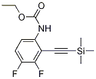 Ethyl 3,4-difluoro-2-((trimethylsilyl)ethynyl)phenylcarbamateStructure,1268052-96-5Structure Ethyl 3,4-difluoro-2-((trimethylsilyl)ethynyl)phenylcarbamate Structure,1268052-96-5Structure
