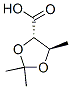 1,3-Dioxolane-4-carboxylicacid,2,2,5-trimethyl-,(4s-trans)-(9ci)Structure,127062-02-6Structure 1,3-Dioxolane-4-carboxylicacid,2,2,5-trimethyl-,(4s-trans)-(9ci) Structure,127062-02-6Structure