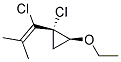 順式-(9ci)-1-氯-1-(1-氯-2-甲基-1-丙烯基)-2-乙氧基-環(huán)丙烷結(jié)構(gòu)式_127579-20-8結(jié)構(gòu)式