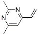Pyrimidine, 4-ethenyl-2,6-dimethyl- (9ci)Structure,127588-28-7Structure Pyrimidine, 4-ethenyl-2,6-dimethyl- (9ci) Structure,127588-28-7Structure