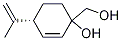 (4R)-1-羥基-4-(1-甲基乙烯)-2-環(huán)己烯-1-甲醇結(jié)構(gòu)式_1276016-63-7結(jié)構(gòu)式