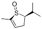 Thiophene, 2,3-dihydro-5-methyl-2-(1-methylethyl)-, 1-oxide, cis- (9ci)Structure,127632-12-6Structure Thiophene, 2,3-dihydro-5-methyl-2-(1-methylethyl)-, 1-oxide, cis- (9ci) Structure,127632-12-6Structure
