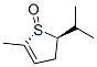 Thiophene, 2,3-dihydro-5-methyl-2-(1-methylethyl)-, 1-oxide, trans- (9ci)Structure,127632-18-2Structure Thiophene, 2,3-dihydro-5-methyl-2-(1-methylethyl)-, 1-oxide, trans- (9ci) Structure,127632-18-2Structure