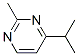 Pyrimidine, 2-methyl-4-(1-methylethyl)- (9ci)Structure,127958-18-3Structure Pyrimidine, 2-methyl-4-(1-methylethyl)- (9ci) Structure,127958-18-3Structure
