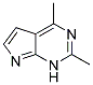 (9ci)-2,4-二甲基-1H-吡咯并[2,3-d]嘧啶結(jié)構(gòu)式_128266-84-2結(jié)構(gòu)式