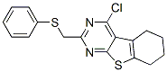 4-氯-2-[(苯基硫代)甲基]-5,6,7,8-四氫[1]苯并噻吩[2,3-d]嘧啶結(jié)構(gòu)式_128277-14-5結(jié)構(gòu)式