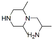 1-Piperazineethanamine,-alpha-,2,6-trimethyl-(9ci)Structure,128364-95-4Structure 1-Piperazineethanamine,-alpha-,2,6-trimethyl-(9ci) Structure,128364-95-4Structure