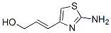 2-Propen-1-ol, 3-(2-amino-4-thiazolyl)-Structure,128674-31-7Structure 2-Propen-1-ol, 3-(2-amino-4-thiazolyl)- Structure,128674-31-7Structure