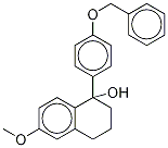 rac 4-羥基-7-甲氧基-4-(4-芐氧基苯基)-1,2,3,4-四氫萘結(jié)構(gòu)式_1286878-19-0結(jié)構(gòu)式