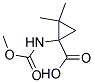 (9ci)-1-[(甲氧基羰基)氨基]-2,2-二甲基-環(huán)丙烷羧酸結(jié)構(gòu)式_128753-44-6結(jié)構(gòu)式
