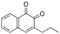 1,2-Naphthalenedione, 3-propyl-(9ci)Structure,129113-06-0Structure 1,2-Naphthalenedione, 3-propyl-(9ci) Structure,129113-06-0Structure