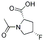 L-proline, 1-acetyl-4-fluoro-, cis-(9ci)Structure,129512-85-2Structure L-proline, 1-acetyl-4-fluoro-, cis-(9ci) Structure,129512-85-2Structure