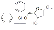 1-甲氧基-5-O-(叔丁基二苯基硅烷)-2-脫氧-beta-D-赤式戊呋喃糖苷結(jié)構(gòu)式_130144-86-4結(jié)構(gòu)式