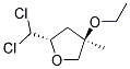 Furan, 2-(dichloromethyl)-4-ethoxytetrahydro-4-methyl-, cis-(9ci)Structure,130307-80-1Structure Furan, 2-(dichloromethyl)-4-ethoxytetrahydro-4-methyl-, cis-(9ci) Structure,130307-80-1Structure