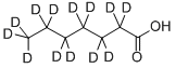 庚酸-D13結(jié)構式_130348-93-5結(jié)構式