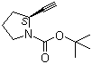 1-Pyrrolidinecarboxylic acid, 2-ethynyl-, 1,1-dimethylethyl ester, (2S)-Structure,130495-08-8Structure 1-Pyrrolidinecarboxylic acid, 2-ethynyl-, 1,1-dimethylethyl ester, (2S)- Structure,130495-08-8Structure
