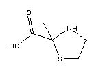 2-Thiazolidinecarboxylicacid, 2-methyl-Structure,13084-13-4Structure 2-Thiazolidinecarboxylicacid, 2-methyl- Structure,13084-13-4Structure
