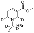 1,2,5,6-Tetrahydro-1-(methyl-d3)-3-pyridine-2,6-d2-carboxylic acid methyl ester hydrobromideStructure,131448-18-5Structure 1,2,5,6-Tetrahydro-1-(methyl-d3)-3-pyridine-2,6-d2-carboxylic acid methyl ester hydrobromide Structure,131448-18-5Structure