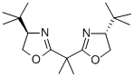 (R,R)-(+)-2,2’-異亞丙基雙(4-叔丁基-2-惡唑啉)結(jié)構(gòu)式_131833-97-1結(jié)構(gòu)式