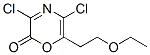  3,5-二氯-6-(2-乙氧基乙基)-2H-1,4-噁嗪-2-酮結(jié)構(gòu)式_131882-07-0結(jié)構(gòu)式
