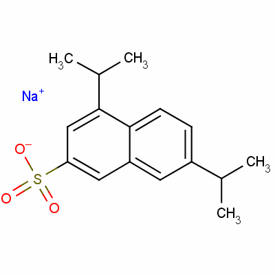 Naphthalenesulfonic acid, bis(1-methylethyl)-, sodium saltStructure,1322-93-6Structure Naphthalenesulfonic acid, bis(1-methylethyl)-, sodium salt Structure,1322-93-6Structure