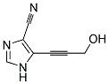 (9ci)-5-(3-羥基-1-丙炔)-1H-咪唑-4-甲腈結(jié)構(gòu)式_132252-29-0結(jié)構(gòu)式