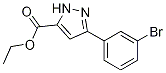 5-(3-Bromophenyl)-1h-pyrazole-3-carboxylic acid ethyl esterStructure,1326811-82-8Structure 5-(3-Bromophenyl)-1h-pyrazole-3-carboxylic acid ethyl ester Structure,1326811-82-8Structure