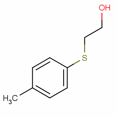 2-(對甲苯硫代)-乙醇結(jié)構(gòu)式_13290-16-9結(jié)構(gòu)式