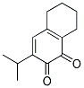 1,2-Naphthalenedione, 5,6,7,8-tetrahydro-3-(1-methylethyl)-(9ci)Structure,133130-11-7Structure 1,2-Naphthalenedione, 5,6,7,8-tetrahydro-3-(1-methylethyl)-(9ci) Structure,133130-11-7Structure