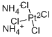 Ammonium hexachloroplatinateStructure,1332-76-9Structure Ammonium hexachloroplatinate Structure,1332-76-9Structure