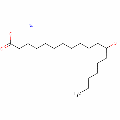 Sodium 12-hydroxyoctadecanoateStructure,13329-67-4Structure Sodium 12-hydroxyoctadecanoate Structure,13329-67-4Structure