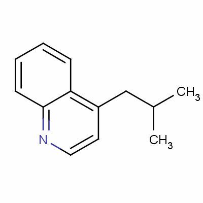 Quinoline, (2-methylpropyl)-Structure,1333-58-0Structure Quinoline, (2-methylpropyl)- Structure,1333-58-0Structure