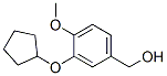 3-Cyclopentyloxy-4-methoxybenzyl alcoholStructure,133332-49-7Structure 3-Cyclopentyloxy-4-methoxybenzyl alcohol Structure,133332-49-7Structure