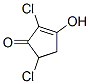 2-Cyclopenten-1-one, 2,5-dichloro-3-hydroxy-Structure,13373-50-7Structure 2-Cyclopenten-1-one, 2,5-dichloro-3-hydroxy- Structure,13373-50-7Structure