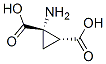 1,2-Cyclopropanedicarboxylicacid,1-amino-,trans-(9ci)Structure,134098-41-2Structure 1,2-Cyclopropanedicarboxylicacid,1-amino-,trans-(9ci) Structure,134098-41-2Structure
