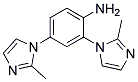 2,4-Bis-(2-methyl-imidazol-1-yl)-phenylamineStructure,134485-97-5Structure 2,4-Bis-(2-methyl-imidazol-1-yl)-phenylamine Structure,134485-97-5Structure