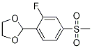 2-[2-氟-4-(甲基磺?；?苯基]-1,3-二氧戊環(huán)結(jié)構(gòu)式_1346597-53-2結(jié)構(gòu)式