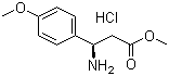(R)-3-氨基-3-(4-甲氧基苯基)-丙酸甲酯鹽酸鹽結(jié)構(gòu)式_134781-82-1結(jié)構(gòu)式