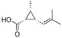 (1alpha,2alpha,3alpha)-(9ci)-2-甲基-3-(2-甲基-1-丙烯基)-環(huán)丙烷羧酸結(jié)構(gòu)式_134876-15-6結(jié)構(gòu)式