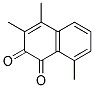 1,2-Naphthalenedione, 3,4,8-trimethyl-(9ci)Structure,135467-67-3Structure 1,2-Naphthalenedione, 3,4,8-trimethyl-(9ci) Structure,135467-67-3Structure