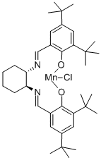 (1S,2S)-(+)-(1,2-環(huán)己烷二氨基-N,N′-雙(3,5-二丁基亞水楊基)錳(Ⅲ)氯化物結(jié)構(gòu)式_135620-04-1結(jié)構(gòu)式