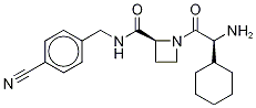 1-((2R)-2-氨基-2-環(huán)己基乙酰基)-N-(4-氰基芐基)-2-L-氮雜丁烷羧酰胺-d11結(jié)構(gòu)式_1356930-51-2結(jié)構(gòu)式