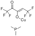 Trimethylphosphine(hexafluoro-2,4-pentanedionate)copper(I)Structure,135707-05-0Structure Trimethylphosphine(hexafluoro-2,4-pentanedionate)copper(I) Structure,135707-05-0Structure