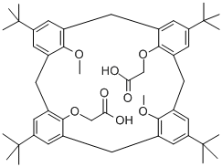 O(1),O(3)-雙(羧甲基))-O(2),O(4)-二甲基角丁基杯[4]芳烴結(jié)構(gòu)式_136157-98-7結(jié)構(gòu)式