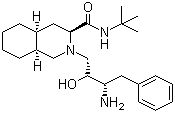 (3S,4a,8aS)-2-[(2R,3S)-3-氨基-2-羥基-4-苯基丁基]-N-叔丁基十氫異喹啉-3-甲酰胺結(jié)構(gòu)式_136522-17-3結(jié)構(gòu)式